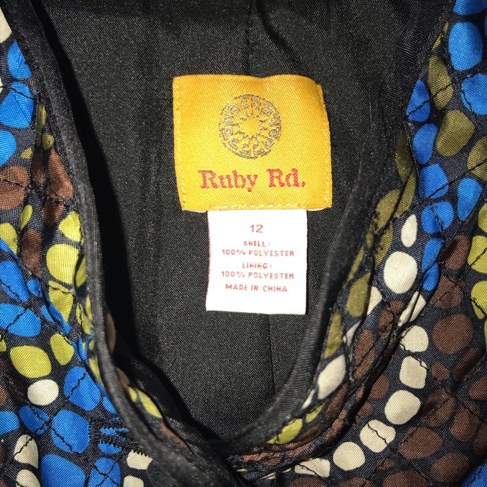 EUC Ruby Rd. Button down Jacket Size 12. - Picture 4 of 4